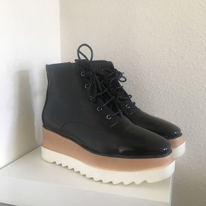 Black Platform Booties